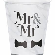 Mr. &amp; Mr. Hot/Cold 12oz Paper Cups 8ct