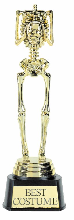 Best Costume Skeleton Trophy