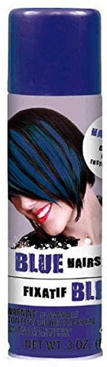 Hair Spray Blue