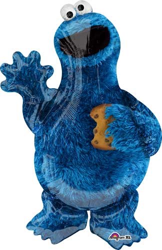 Seseme Street • Cookie Monster • Jumbo 35" Mylar