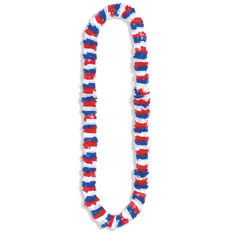 Lei Patriotic Plastic 12pk