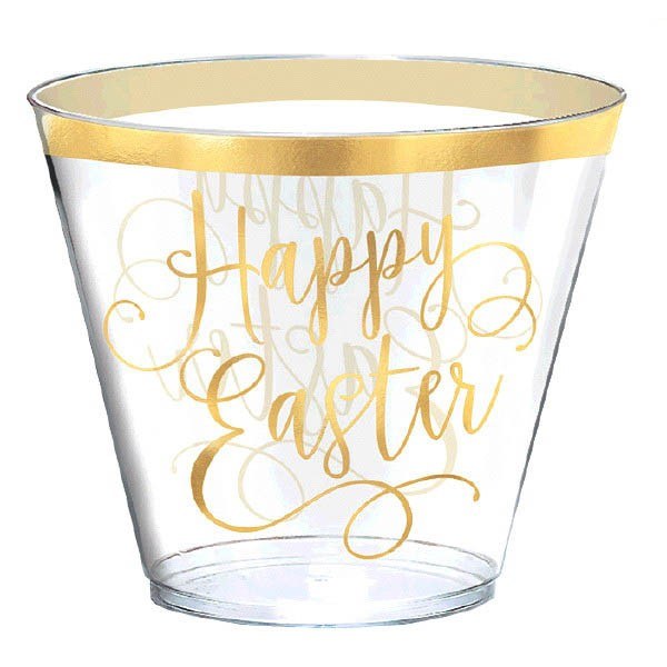 Happy Easter Premium 9oz. Plastic Tumblers ~ 16 Count