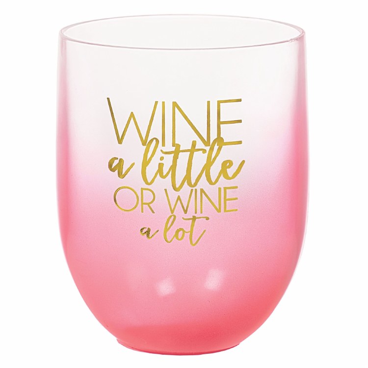 Ombre Stemless Wine Glass 15oz 1pc