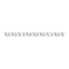 Tie Dye DIY Happy Birthday Banner