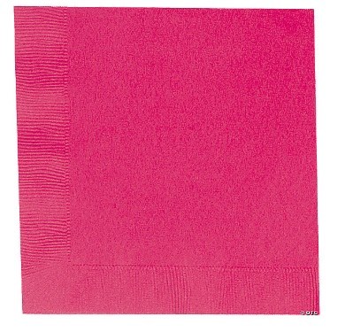 Lunch Napkins Hot Pink 40 ct
