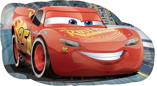 Cars • Lightning McQueen • Jumbo 30&quot; Mylar Balloon