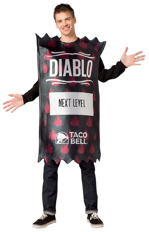 Taco Bell Diablo Packet Adult One Size