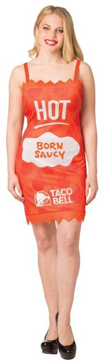 Taco Bell Hot Sauce Dress M/L
