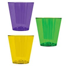 Mardi Gras Shot Glasses 40ct