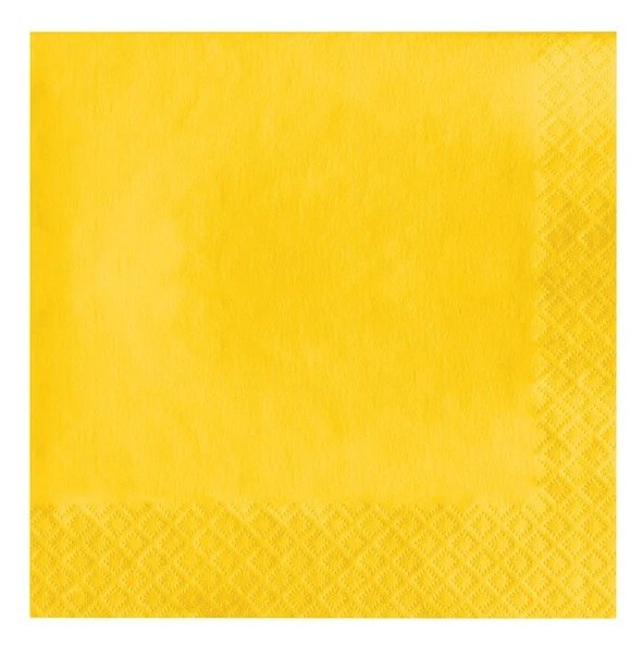 Yellow Lunch Napkins 40ct