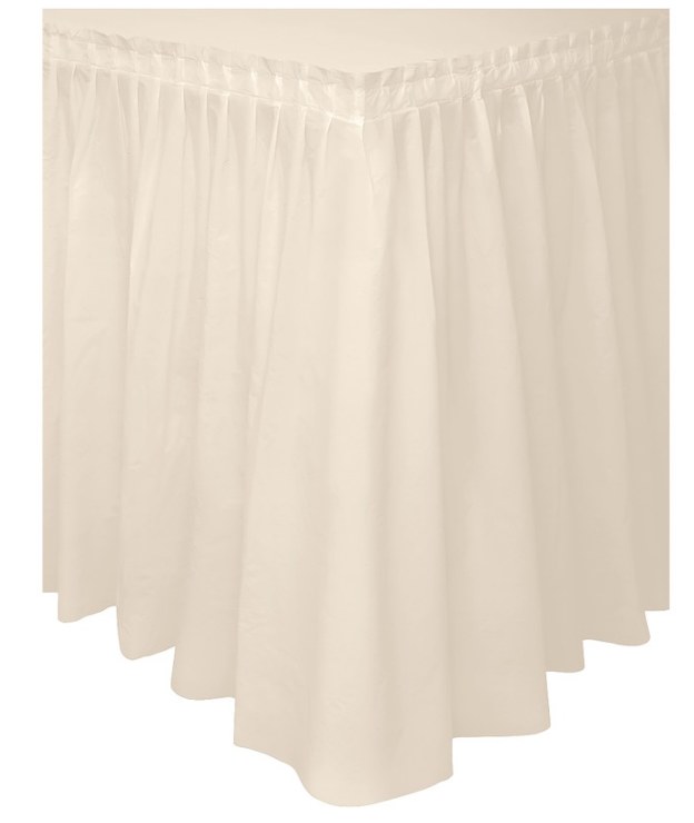 Vanilla Cream Pl Tableskirt