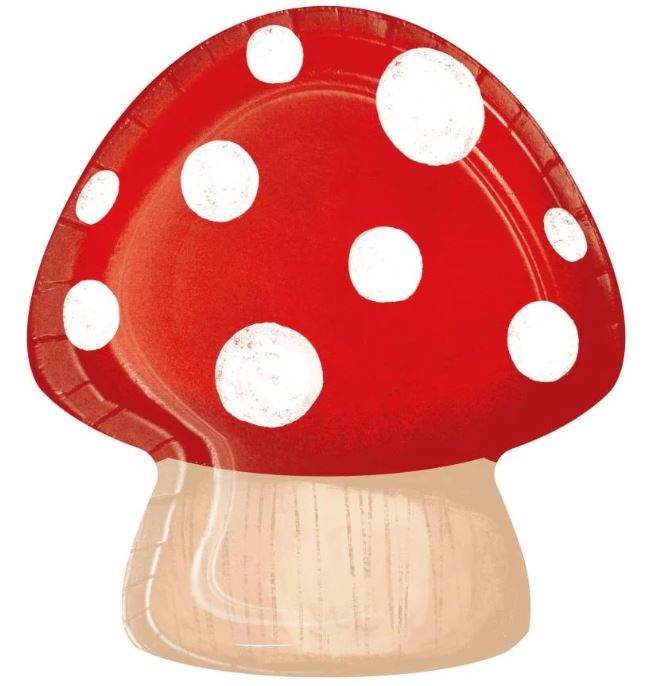 Mushroom Shaped 9" Plates