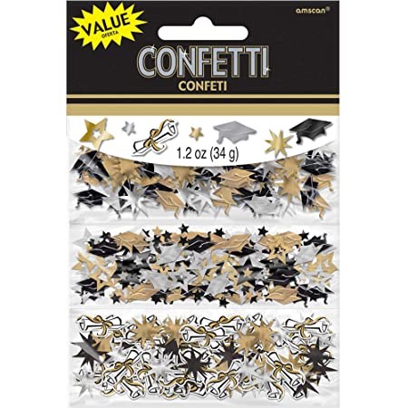 Confetti Grad Gld/Blk/Slvr