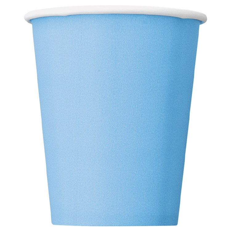 Powder Blue 9oz H/C Cups 20ct