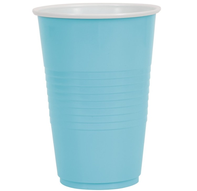 Teal Plastic 16oz Cup 50ct