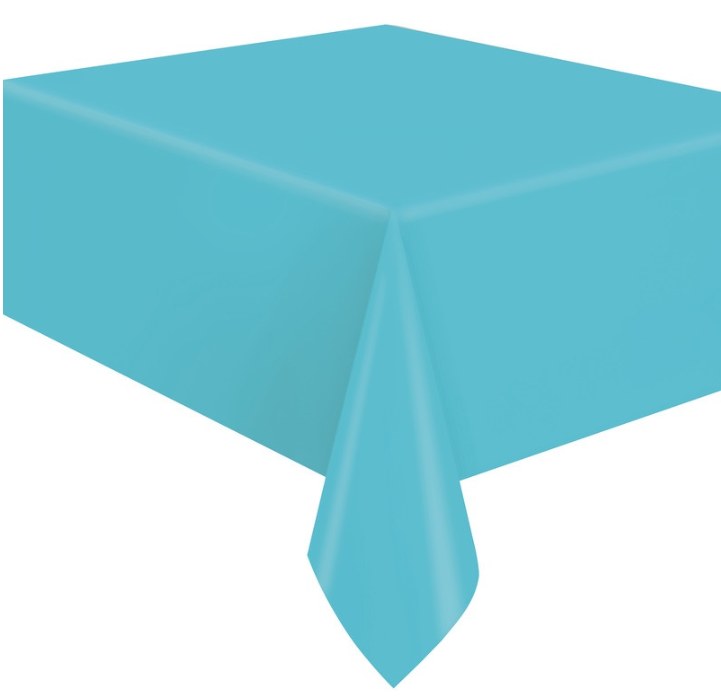 Terrific Teal Vinyl Tablecover