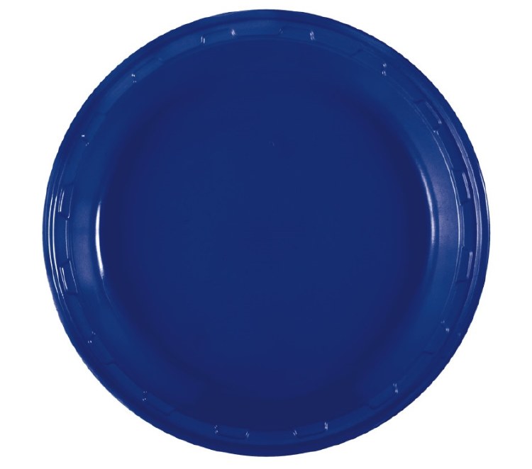 True Navy 10in Pl Plates 50ct