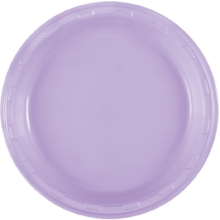 Lavender 10in Pl Plates 50ct