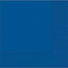 Royal Blue Bev Napkins 40ct