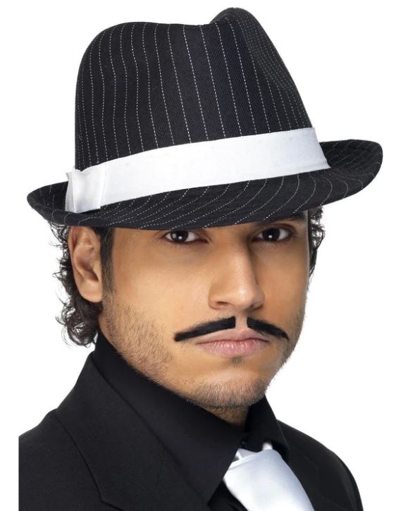 Trilby Fedora Hat Pinstripe Dlx