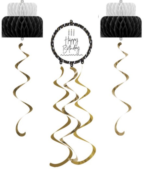 Golden Wishes Hanging Decor
