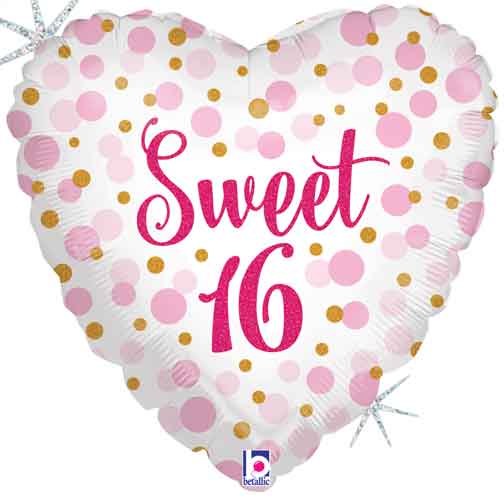 MYLR Sweet 16 HG Heart 18"