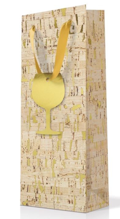 Bag Wine Cork Gold Style