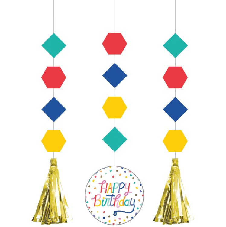 Birthday Confetti Hang Decor