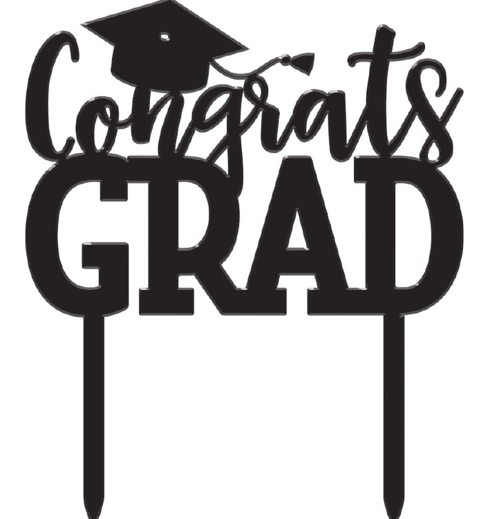 Congrats Grad Cake Topper