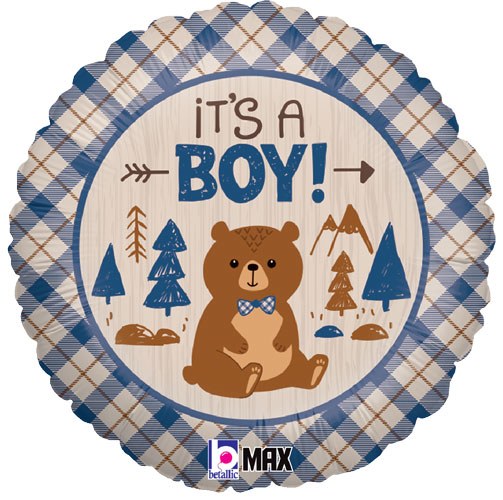 MYLR Baby Boy Bear 18"