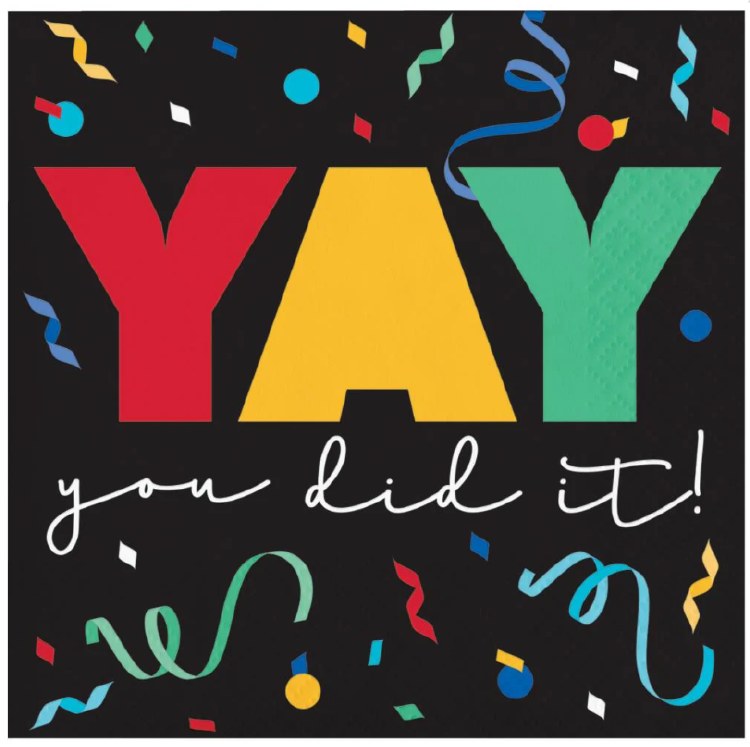 Grad Cap Toss Bev Nap