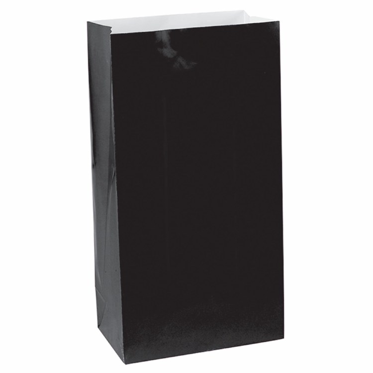 Favor Bags Black 12ct