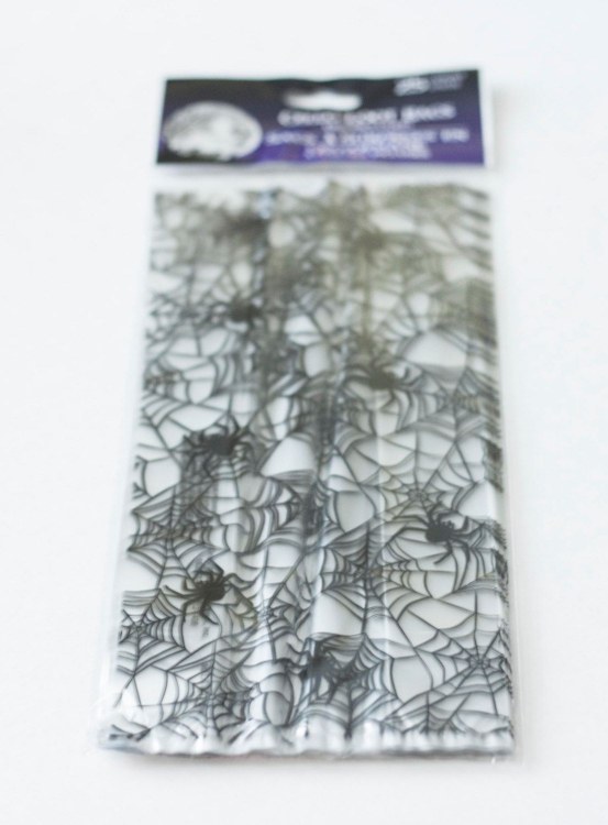 Hween Spiderweb Cello Bags Lg