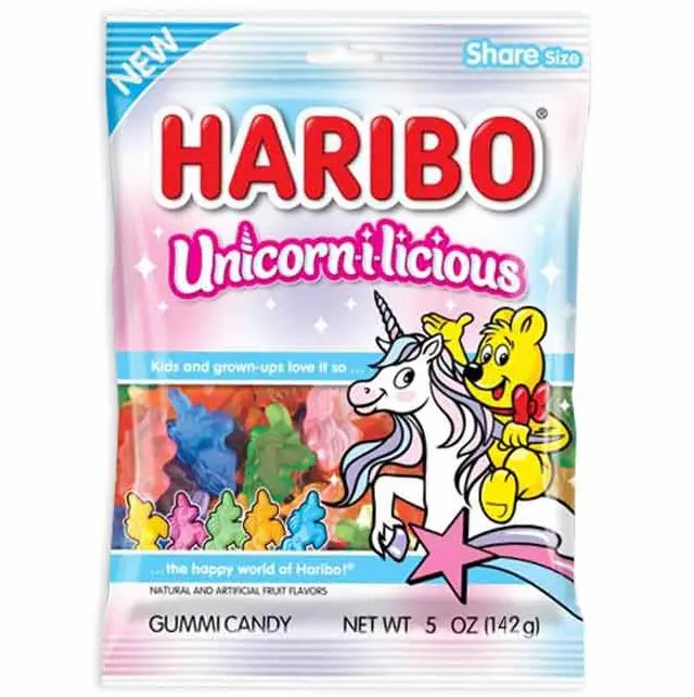 Candy Haribo Unicorns