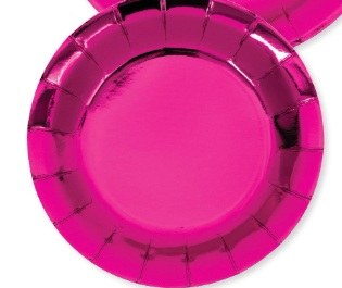 Pink Foil 9in Plt 8ct
