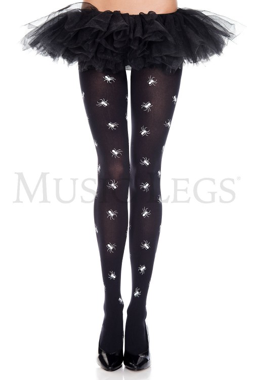 Pantyhose Spider Print