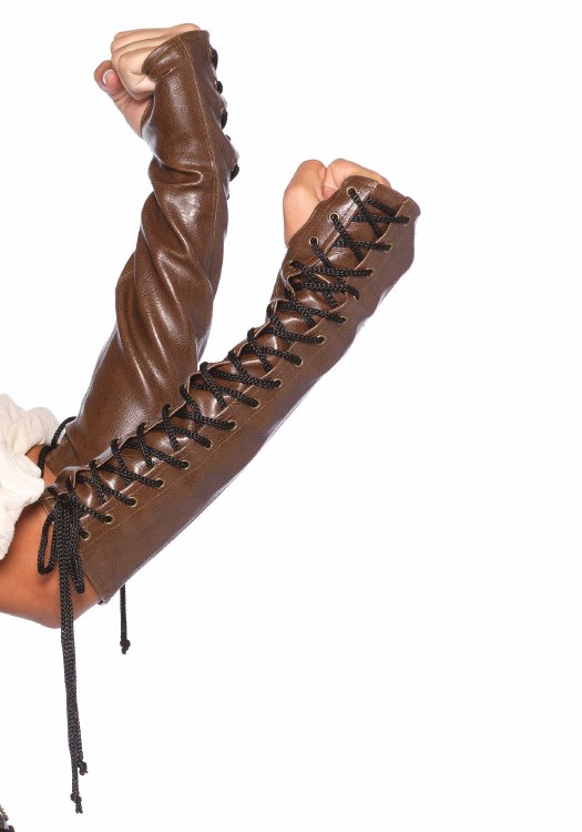 Arm Warmers Faux Leather