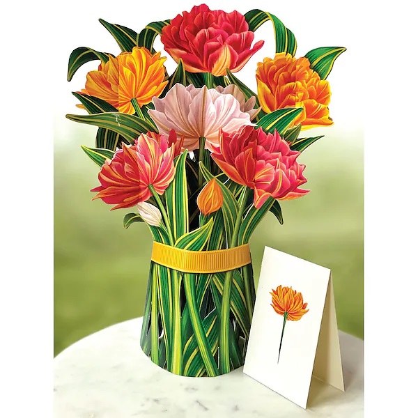 Ready to Ship Pop Up Flowers &amp; Card • Murillo Tulips