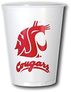 Washington State University Plastic 16oz Cups 8ct