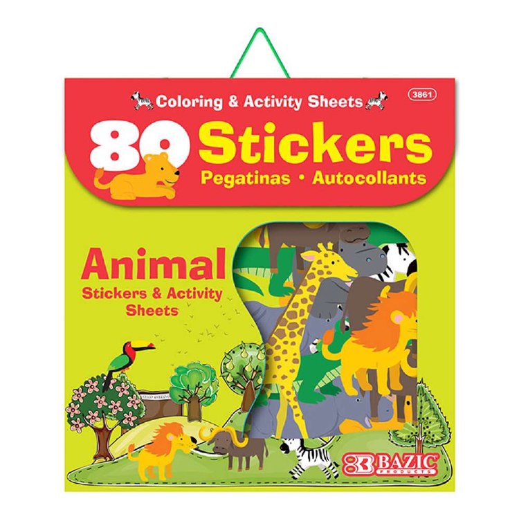 Animal Stickers Activity 80ct