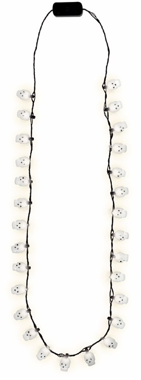 Light Up Skull Necklace