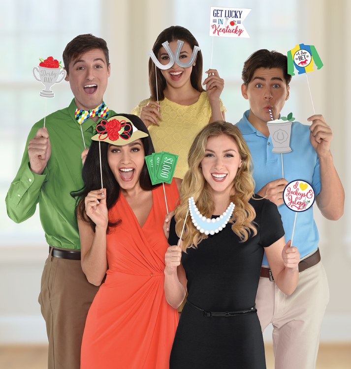 Derby Day Photo Prop Kit