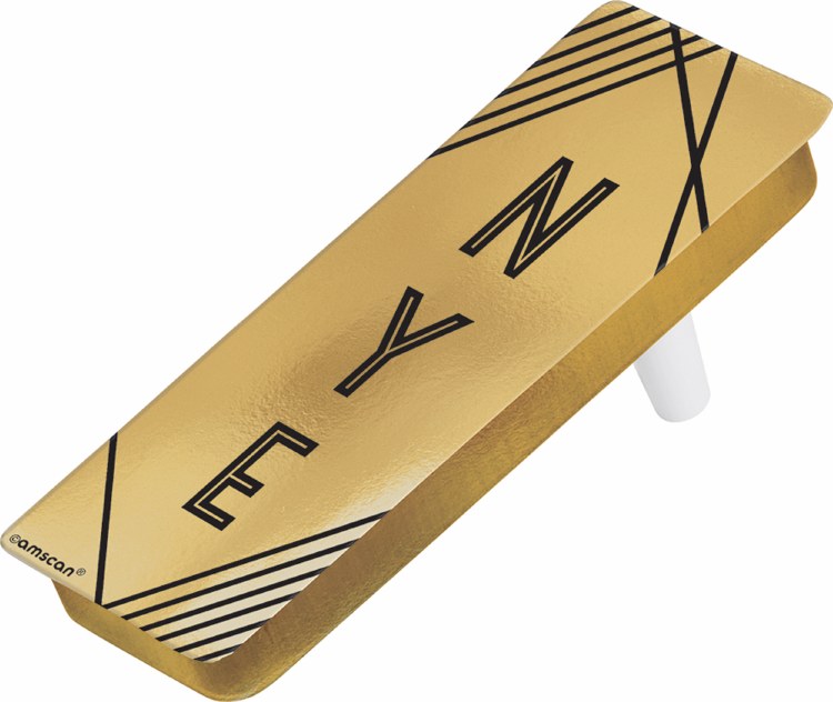 Noisemaker NY Black, Silver, and Gold Asst