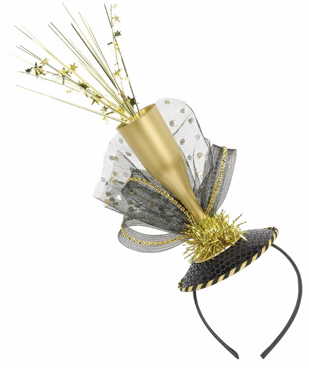 Headband Champagne Flute DLX