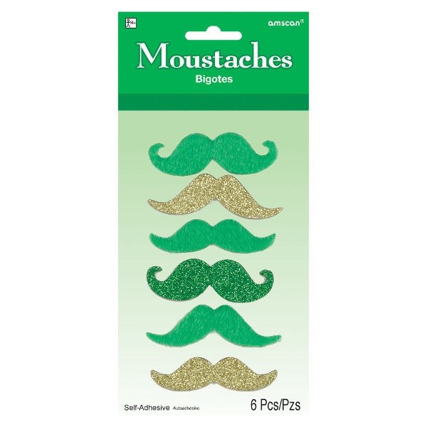 Moustache Novelty 6pk
