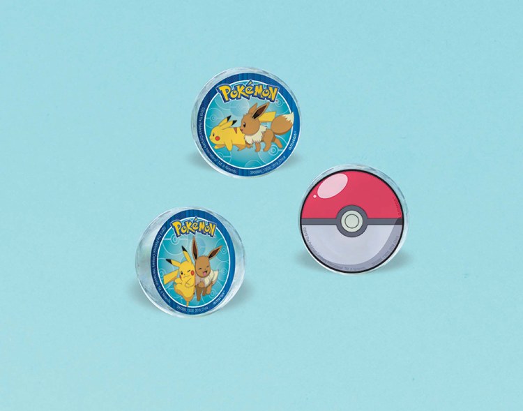 Pokemon Bounce Ball Favors 4ct