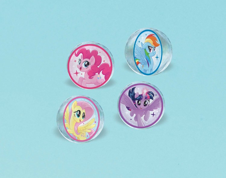 My Little Pony Bouncy Ball Favor 4pk