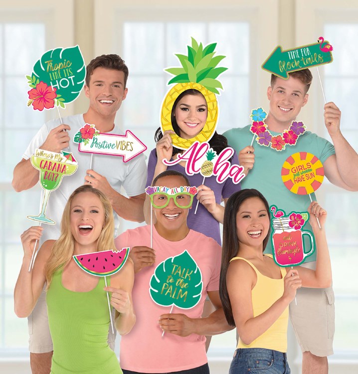 Aloha Jumbo Photo Prop Kit
