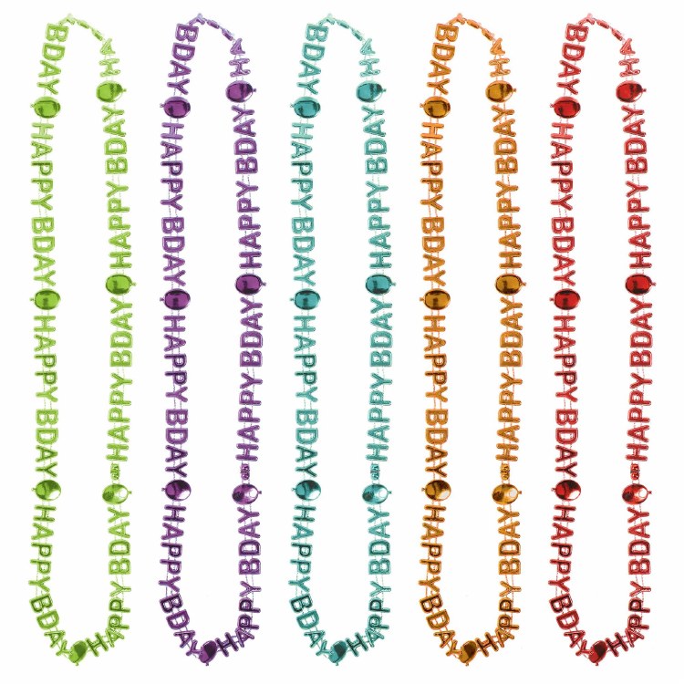 Birthday Celebration Necklaces