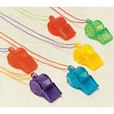 Sports Whistle Favors 12pk